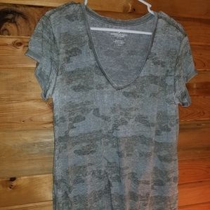 Camo v neck